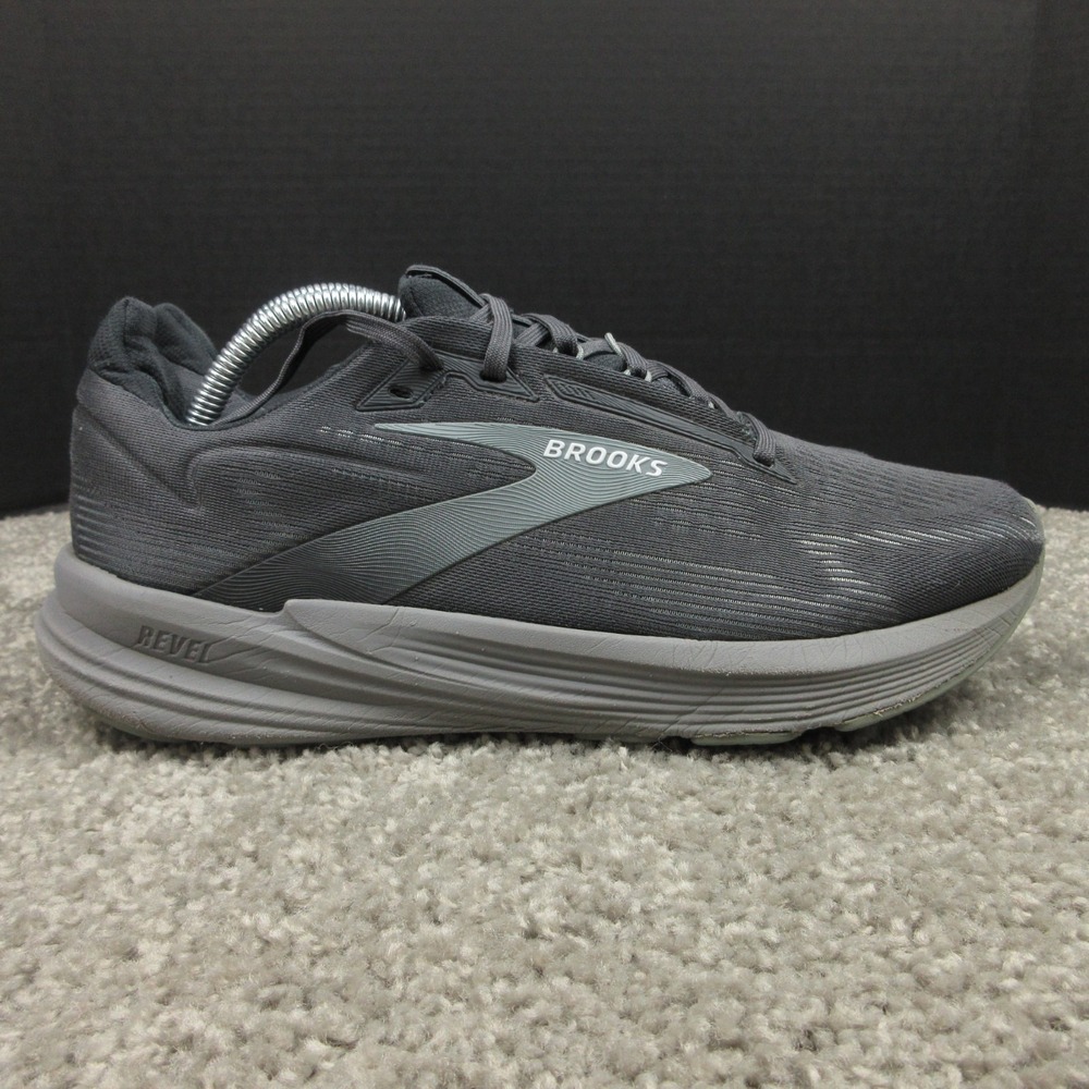 Brooks Revel 8 Sneakers Mens Size 10 US Gray Wide 2E Running Shoes Trainers